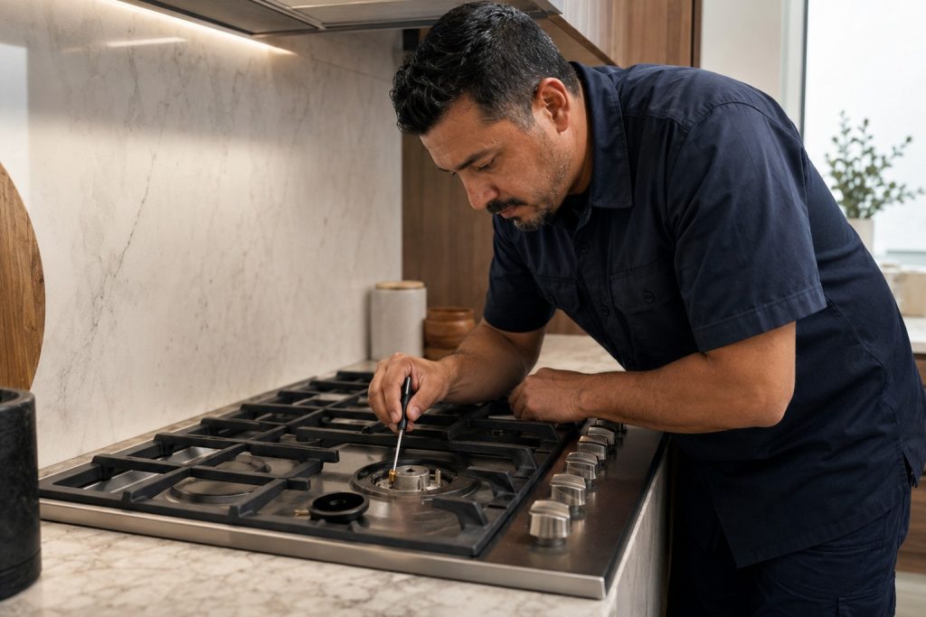 Gas Cooktop Keeps Clicking Without a Flame