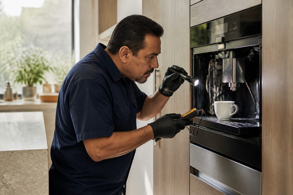 Built-In Coffee Maker Runs but Never Brews a Cup