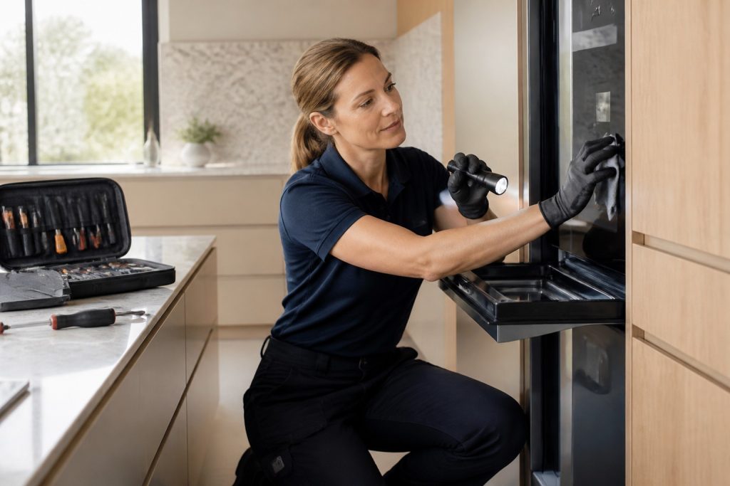 Finding Fisher & Paykel Model and Serial Tags Fast